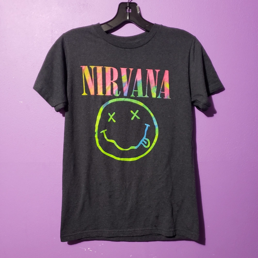 Nirvana shirt size small grey